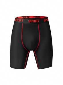 Men's 5 Packs Comfort Underwear: "IDXOEE" Print Elastic Waistband Soft High Stretch Durable Daily Boxer Briefs - Multicolor - View 4