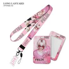 STRAYKID S Long Lanyard Acrylic Pendant With Plastic Pull-Tab Card Holder - Multicolor - View 14