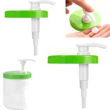 1pc Universal Body Lotion Press Pump Head | Skin Care Can Replacement Pump Head, Suitable For 550g Face Cream Moisturizing Lotion Large Cans, Reusable, Compatible With Body Cream Cans, Plastic Material - Multicolor - View 1