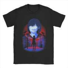 Men's Horror Game Silent Hill F T Shirt Hinako Shimizu Cotton Clothing Novelty Short Sleeve Crew Neck Tees Summer T-Shirt - 黑色 - 查看 6
