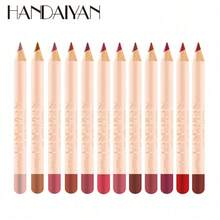 12 Color Matte Lip Liner Matte Mouth Lip Liner Suit Easy To Use Velvet Mist Face Lip Gloss Long Lasting Waterproof - 1 - Xem 5