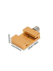 1pc Metal Ruler Positioning Block, Ruler Marking Limiter, Steel Ruler Locator Fixed Limit Block, Suitable For Craftsmen And Others To Use, Woodworking Equipment - Multicolor - View 10