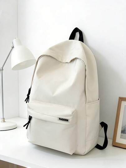 1 Stück Mehrzweck-Campus-Rucksack, Laptoptasche, Büro-Pendlertasche, koreanischer Stil vielseitiger Studentenumhängetasche, Umhängetasche, Essentiell für die Rückkehr zur Schulsaison, lässiger Modell-Rucksack, Oxford-Gewebe mit Reißverschluss, verstellbarer Schultergurt, kann Federmäppchen, Notizbuch und tägliche Utensilien aufnehmen