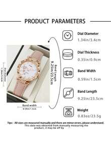 4pcs Romantic Couple Watch Set - Men's & Women's Watches + Wallet, Perfect Gift For Him On Valentine's Day, Birthday, Thanksgiving, Etc. - Multicolor - View 10