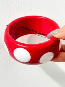 1 chiếc vòng tay hình trái tim màu hồng phối tương phản, đính ngọc trai và đá pha lê, kiểu dáng đa năng phù hợp với thời trang đường phố, vòng tay của các ngôi sao mạng, quà tặng ngày Valentine, quà tặng ngày của mẹ. - Nhiều màu A - Xem 15