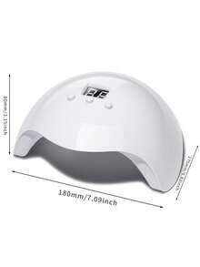 XEIJAYI 1pc White UV LED Nail Lamp, 12 LED Bulbs, Professional Nail Dryer, Gel Polish Curing Lamp With 3 Timer Settings - White - View 11