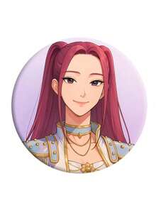 9枚卡通动漫图案韩流装饰徽章，动漫人物图案徽章，派对小礼物胸针徽章DIY派对装饰，圣诞节万圣节小礼物 - 彩色 - 查看 9