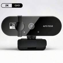 4K/2K/1080P USB Webcam With Auto Focus And Privacy Cover | Plug And Play, Compatible With PC/Laptop, Zoom, Live Streaming And Remote Work