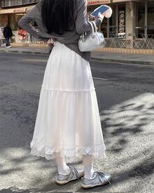 Women Skirts - White - View 4