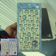 1pc Anime Cartoon Sticker, Cute Animal Kitten Sticker, Reusable Waterproof Sticker, DIY Craft Sticker, Suitable For DIY Phone Cases, DIY Sticker Notebooks, DIY Crafts, Laptops, Gift Packaging, Party Decoration, Perfect Holiday Gift, Gifts For Fans And Friends(Random Style) - Multicolor - View 9