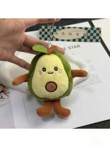 14cm Cute Avocado Plush Doll, Fruit Shaped Home Decor Plush Fruit Doll, Suitable As Gift For Friends, Valentine's Day, Party, Mother's Day - Multicolor - View 6