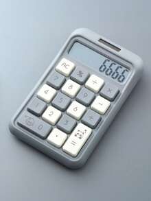 1pc Stylish Goddess-Inspired Dopamine Calculator, 8-Digit Dual Power Display, Soft Buttons, Powered By 1 AA Battery + Solar, Suitable For Portable Financial/Accounting Use,School Supplies,Back To School - Single Piece - View 13