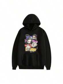 Men Outdoor Hoodies & Sweatshirts - Black - View 1