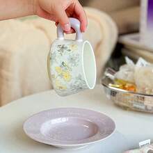 Ceramic Cup Coffee Cup Water Cup Mug Tea Cup Cup Pure White Bone China Jingdezhen Ware Large Capacity High-Temperature Fired Ivory-White Porcelain - Cup - View 5