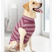 Classic Cable Knit Turtleneck Sweater For Small, Medium And Large Dogs, Pet Jacket - Multicolor - View 2