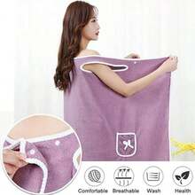 Bộ áo choàng tắm mặc được 1 chiếc - Kích cỡ người lớn, có túi đựng khăn, chất liệu vải dày dặn, mềm mại, thấm hút cao và nhanh khô - Thích hợp sử dụng sau khi tắm - Không lo bị tuột, phù hợp cho các salon, khách sạn, thể thao, gia đình và các dịp khác, có thể dùng như khăn tắm hoặc khăn spa. - Nhiều màu - Xem 6