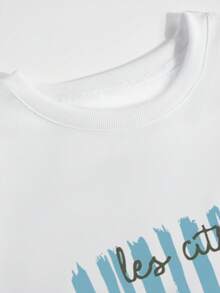 Women's White Lemon Print Sweatshirt - Casual Round-Neck, Perfect Spring Lightweight Comfort, Ideal For Daily Wear & Picnics - White - View 2