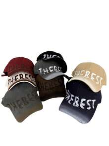 Baseball Caps - ตัวอักษรสีเทา + สีขาว - ดู 2