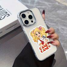 Funda para Teléfono - Funda de Teléfono con Diseño de Dibujos Animados de Caramelos, Compatible con los Modelos de 17, 16E, 16, 15, 14, 13, 12, 11 Pro,, X, XR, XSMAX, 8 y Plus, con una Cubierta Trasera Transparente de TPU Suave17  17promax - transparente - Ver 6
