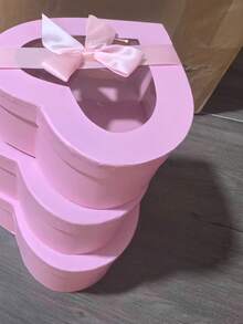 1pc~4pcs Heart-Shaped Bow Gift Box, Transparent PVC Soap Flower Box, Flower Box, With Lid, Ribbon And Clear Box, For Father's Day, Mother's Day, Valentine's Day, Birthday, Couples, Etc., - Multicolor - View 29