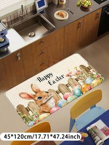 1pc Classic Rectangular Faux Cashmere White Base Area Rug, Soft & Comfortable Material, Fade Resistant After Repeated Washing, Crease Resistant When Folded, Suitable For Living Room, Bedroom, And Other Room Decor - Multicolor - View 13