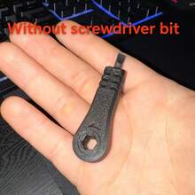 1pc 3D Printed Micro EDC Pocket Ratchet Screwdriver, Practical Manual Tool, Made Of PET Material, Lightweight And Convenient, Also A Satisfying Stress Relief Toy. An Excellent Gift For Tool Enthusiasts Or EDC (Everyday Carry) Lovers In Your Life. - Multicolor - View 6