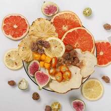 ULTHMOK 15 Kinds Of Fruit Teas 7.94 Oz/225g, Made Of Rock Sugar, Dried Lemon Slices, Dried Oranges, Dried Pineapple, Passion Fruit, Apples, Pears, And Dragon Fruit, Without Additives And Caffeine. Suitable For Afternoon Tea. - 15 Count - View 4