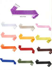 Correas personalizadas para fiestas con texto personalizado, correas con logotipo personalizado, correas para despedida de soltera, correas para concurso de belleza y cumpleaños, correas DIY, correas personalizadas para novia - Multicolor - Ver 7