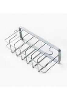 One Stainless Steel Kitchen Sink Dish Sponge Rack With Suction Cups, No-Drill Kitchen Hooks, And Steel Wool Storage Rack, Suitable For Kitchen Sinks And Bathroom Storage. - Multicolor - View 3