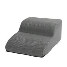 1pc Plush Warm Pet Stair Ramp, Elderly/Small Dog Assistance Ladder, Protect Every Step, Easy Up And Down, Love Lasts Longer. Sofa Bed Dog Steps, Washable Sponge Pet Stairs For Sofa, Bed, Teddy, Small Pets - Grey - View 16