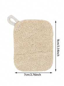 1-10pcs Natural Silk Melon Skin Exfoliating Body Scrub - Gentle Bath Sponge, Unisex, Suitable For Daily Use Or Kitchen Cleaning