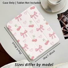 Cherry Painted Effect Acrylic Crystal Phone Case Compatible With Honor, Redmi, OPPO, VIVO, Apple - Multicolor - View 3