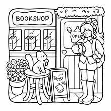 1pc Healing Stress Relief Coloring Book, Soft Paper Coloring Booklet, Sweet Warm Healing Style, Comfortable Private Scene Patterns For Girls, Pink And White Color Scheme, With Butterfly Decorative Mirror Details, Therapeutic Stress Relief Coloring, Suitable For Stationery, School Supplies, Perfect Gift For Girls, Wedding Season, Back To School Season - Girl Spaces2 - View 9