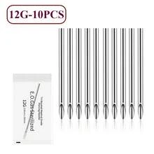 Stainless Steel Mixed Body Piercing Needles 12G 14G 16G 18G 20G Piercing Needles With Individual Packages For Ear Nose Navel - Silver - View 16
