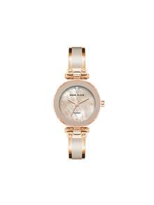 Anne Klein Women's Dress Watch, Stainless Steel Expandable Band, Round Dial, Ultra-Thin Bangle Style Wristwatch - Rose Gold - View 6