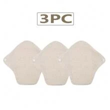 3pcs Breathable Mesh Nursing Pads - Washable & Reusable Sanitary Napkins, Comfortable & Durable, Available In Multiple Sizes & Colors, Suitable For Pregnant Women/Females/Elderly/Males/Children