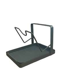 U-Shaped Slot Kitchen Pot Lid Organizer Rack, Multi-Function Stainless Steel Countertop Pot Lid Holder With Removable Drip Tray, Holds Pot Lids, Utensils And Small Items - Multicolor - View 17