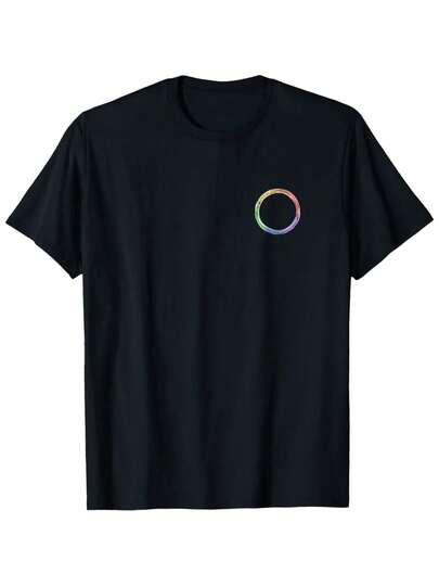 Pastel Rainbow Circle Subtle Pride LGBT Gay Rights Equality T Shirt