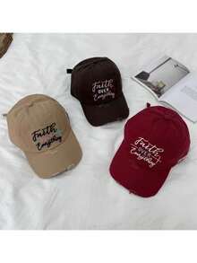 Baseball Caps - Wine Red - View 2