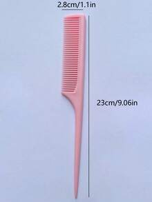 1 Hair Picking And Distribution Comb Fashionable Candy Colored Pointed Tail Comb Hair Styling Modification Accessory Suitable For Hair Salons And Home Use - Multicolor - View 8