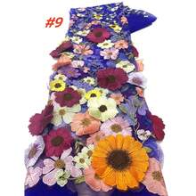 2026 African 3D Tulle Lace Fabric High Quality French Embroidery Nigerian Wedding Party Material Sewing - Multicolor - View 12
