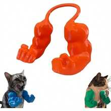 Creative Cat Muscle Arm 3D Printed Cat Neck Brace, Funny Pet Prop, Small Cat Birthday Party Supplies - Multicolor - View 5