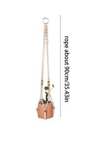 Macrame Plant Hangers Indoor, 1pc Macrame Hanging Planters For Indoor Plants - Hanging Plant Holders Indoor Hanging, Macromay Plant Hangers For Indoor Plant Hanger - Multicolor - View 14