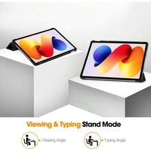 Case For Xiaomi Redmi Pad 2 Pro 12.1-Inch Tablet Case, New 2025 Edition, E-Reader Cover, Supports Smart Wake/Sleep, Adjustable Tri-Fold Stand - Black, Navy, Dark Green - Multicolor - View 11