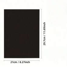 50 Sheets A4 Black/White/Brown Cardstock, 200gsm/300gsm Thick Kraft Paper - 50 A4 Sheets - View 2