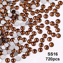SS6 2MM-SS30 6.4MM, 7 Sizes, Non-Hot Fix, Adhesive Round Flat Bottom Glass Crystal Rhinestones, Multi-Color Crystal Gemstone Jewelry Beads DIY Glass Stone Diamond Design Accessories, Glitter Nail Art Stickers Decoration, Suitable For Phone Cases, Clothes, Bags, Shoes, Crafts - Multicolor - View 11