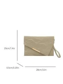 New Arrival Niche Design Fashion Envelope Clutch Bag For Women - Green - View 3