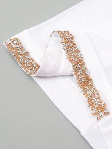 5pcs Muslim Women's Rhinestone Undercap Hijab Headscarf, Skin-Friendly Soft, Long-Wearing Non-Stuffy, Sparkling Rhinestone, Versatile Daily Wear, Exquisite Gift Box, Suitable For All Seasons - Solid Color - View 8
