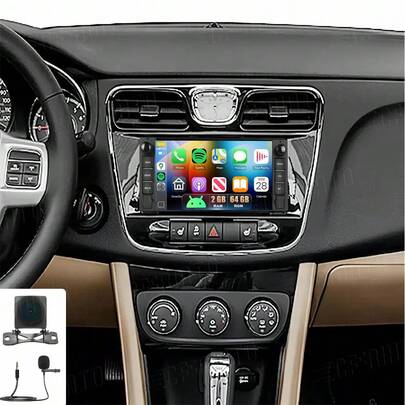 7'' For 2011-2014 Chrysler 200 Wireless CarPlay Android 15.0 Car Stereo Radio GPS Navi 4+64GB Android Auto