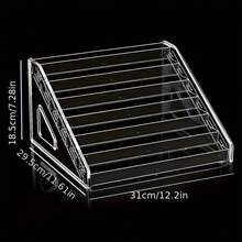 1个3层/5层/7层卡片展示架 - 透明 - 查看 8